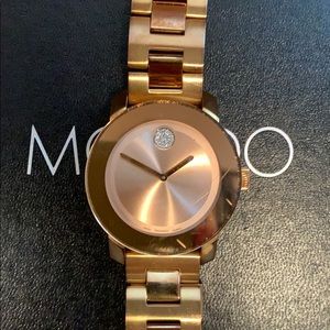 Rose Gold Movado Bold